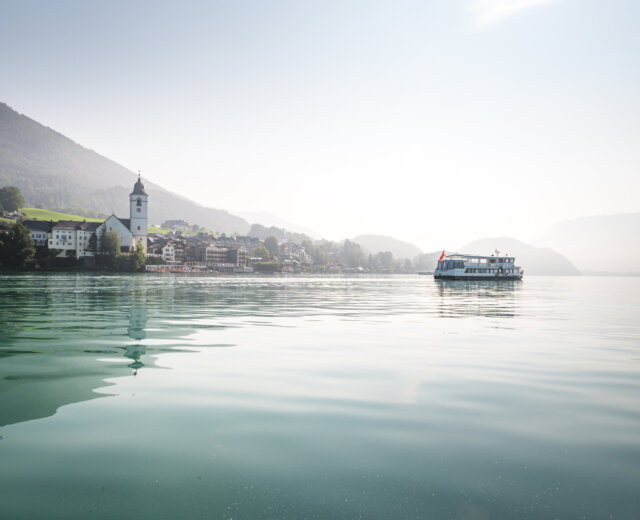 Rejs statkiem po jeziorze Wolfgangsee to jedna z pięciu "must see" perełek turystycznych regionu.